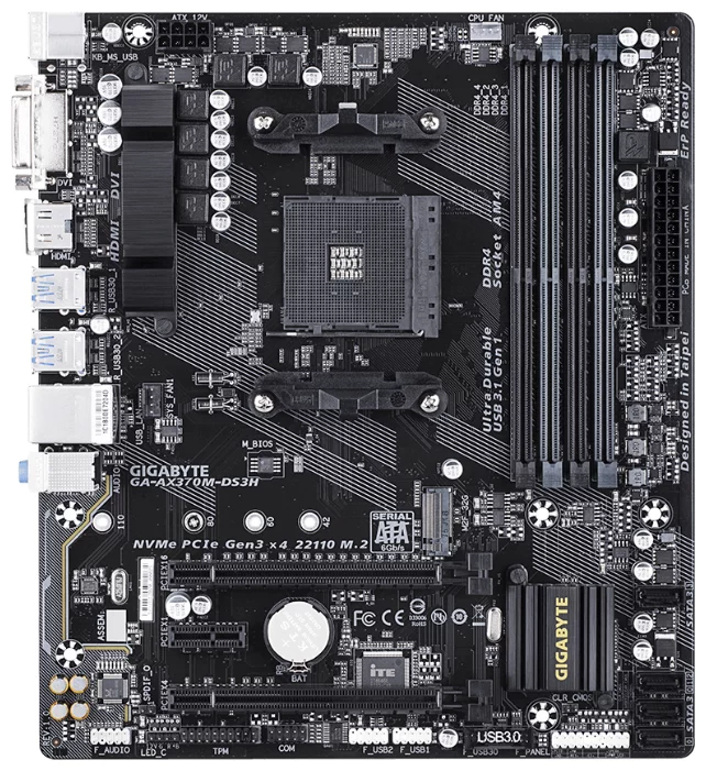 GigaByte GA-AX370M-DS3H (rev. 1.x)