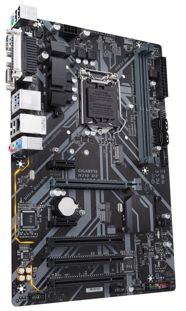 GigaByte H310 D3 (rev. 1.0) LGA1151 v2