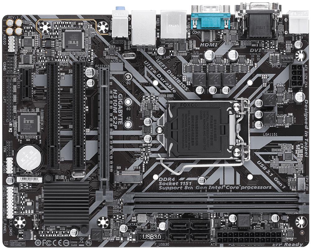 GigaByte H310M S2P (rev. 1.0) LGA1151 v2