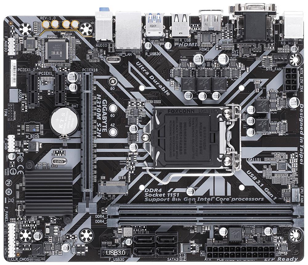 GigaByte H310M S2H (rev. 1.0) LGA1151 v2