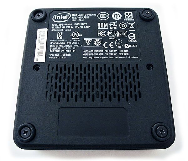 Intel NUC DC3217IYE Core i3-3217U 1,8Ghz / 16gb DDR3 Support / miniPCI-e, mSATA /2 HDMI / 3 USB / GB Lan