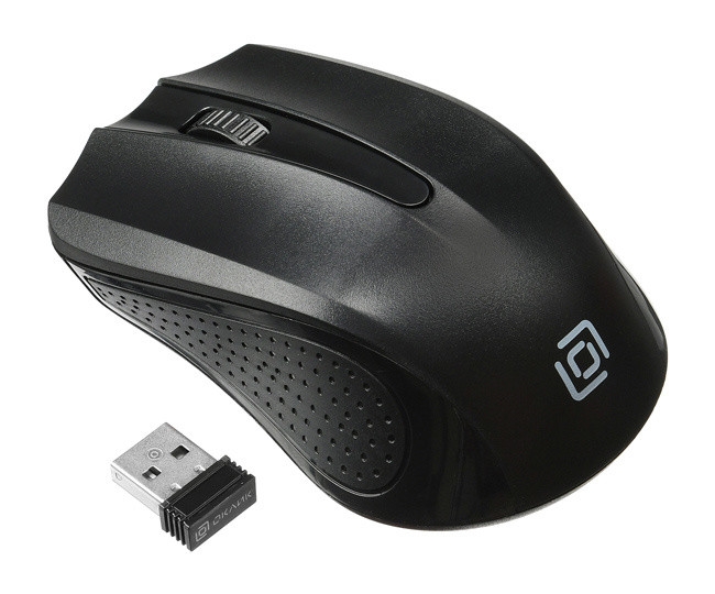 ✔ Мышь компьютерная Oklick 485MW оптическая (1200dpi) беспроводная USB (bla...