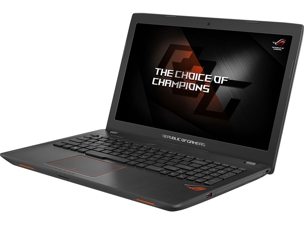 ASUS ROG STRIX GL553VD-FY079 (Intel Core i7 7700HQ 2800 MHz/15.6"/1920x1080/8Gb/1Tb HDD/DVD-RW/4Gb GTX 1050/Wi-Fi/Bluetooth/Endless OS) 90NB0DW3-M05160