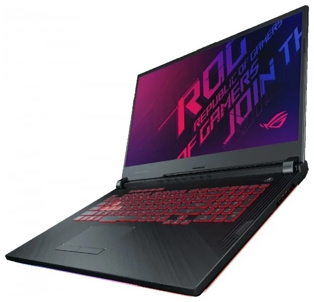 ASUS ROG GL731GT-H7185T (Intel Core i5 9300H 2400 MHz/17.3"/1920x1080/16GB/512GB SSD/DVD нет/NVIDIA GeForce GTX 1650/Wi-Fi/Bluetooth/Windows 10 Home) 90NR0223-M03700