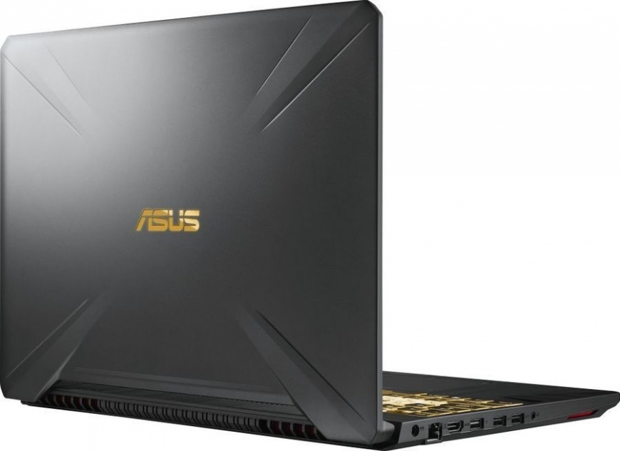 ASUS TUF Gaming FX505DT-BQ137 (AMD Ryzen 5 3550H 2100MHz/15.6"/1920x1080/16GB/1Tb HDD+256Gb SSD/DVD нет/NVIDIA GeForce GTX1650 4Gb/Wi-Fi/Bluetooth/DOS) 90NR02D1-M07490