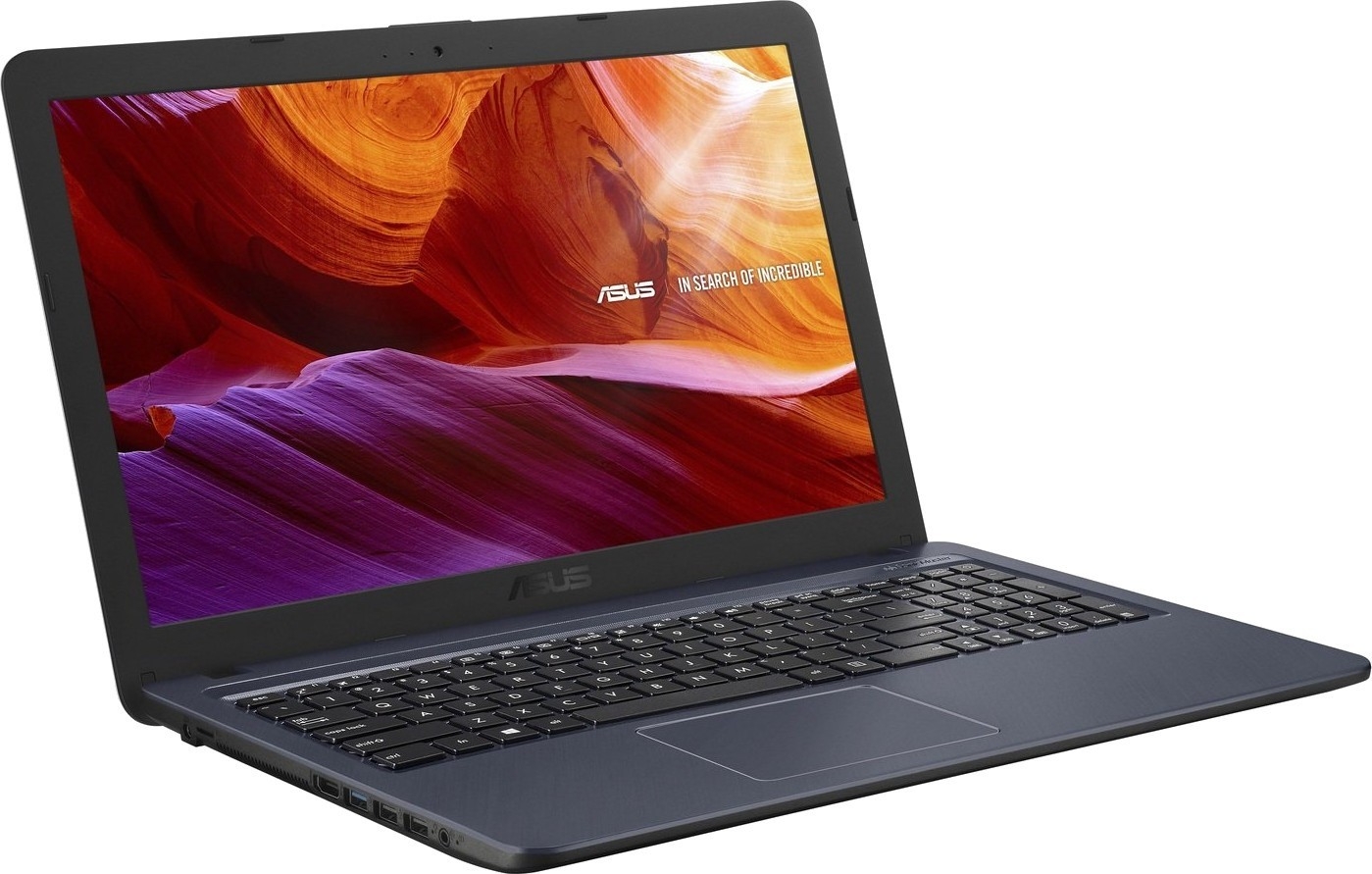 ASUS VivoBook X543BA-DM624 (AMD A4 9125 2300Mhz/15.6"/1920x1080/4Gb/256GB SSD/noDVD/Radeon R3/EndlessOS) 90NB0IY7-M08710