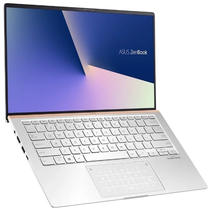 ASUS ZenBook 14 UM433DA-A5005T (AMD Ryzen 5 3500U 2100MHz/14"/1920x1080/8GB/512GB SSD/DVD нет/AMD Radeon Vega 8/Wi-Fi/Bluetooth/Windows 10 Home) 90NB0PD6-M02300