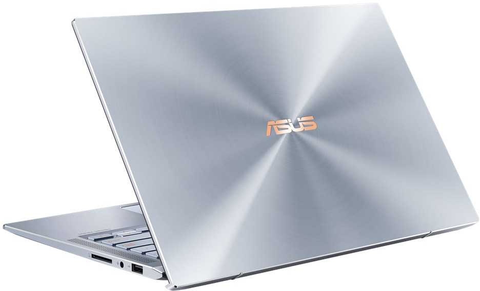 ASUS Zenbook 14 UX431FA-AN070T (Intel Core i3 8145U 2100MHz/14"/1920x1080/4GB/256GB SSD/DVD нет/Intel UHD Graphics 620/Wi-Fi/Bluetooth/Windows 10 Home) 90NB0MB1-M02010