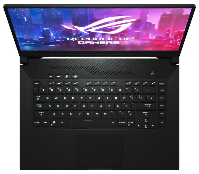 ASUS ROG Zephyrus G GA502IV-HN080 (AMD Ryzen 9 4900HS 3000MHz/15.6"/1920x1080/16GB/1024GB SSD/DVD нет/NVIDIA GeForce RTX 2060 Max-Q 6GB/Wi-Fi/Bluetooth/DOS) 90NR02R1-M02390