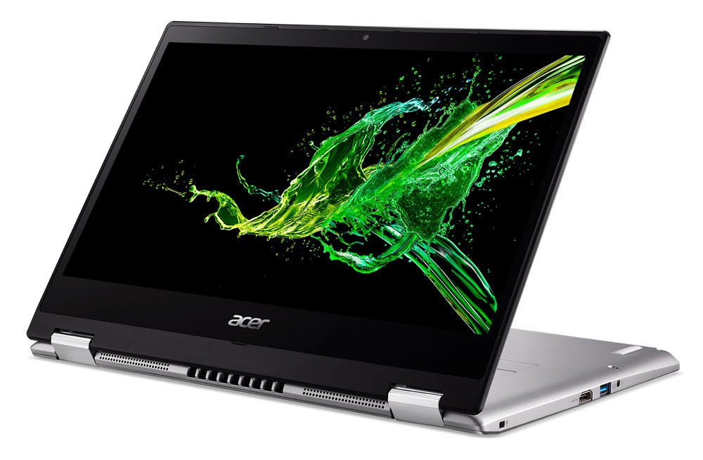 Acer Spin 3 SP314-53N-379W (Intel Core i3 8145U 2100 MHz/14"/1920x1080/4GB/128GB SSD/DVD нет/Intel UHD Graphics 620/Wi-Fi/Bluetooth/Windows 10 Home) NX.HDBER.003