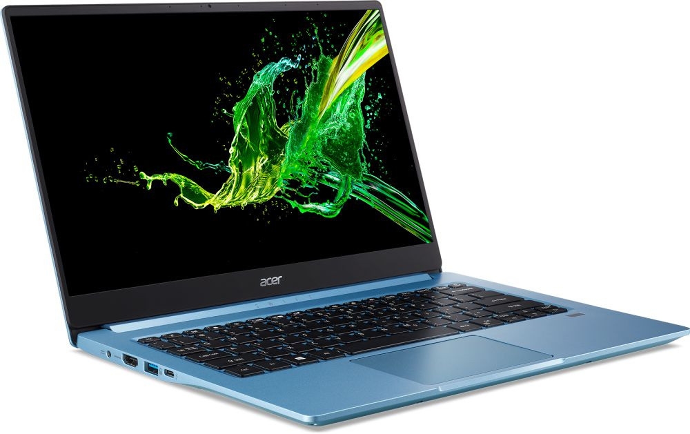 Acer SWIFT 3 SF314-57-31A2 (Intel Core i3 1005G1 1200MHz/14"/1920x1080/8GB/256GB SSD/DVD нет/Intel UHD Graphics/Wi-Fi/Bluetooth/Linux) NX.HJHER.001