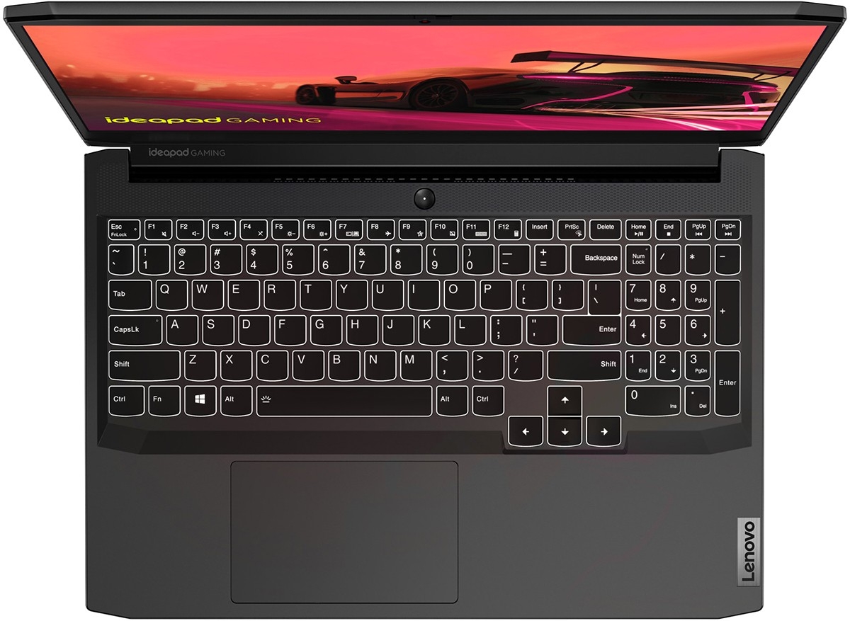 Lenovo IdeaPad Gaming 3 15ACH6 (AMD Ryzen 5 5600H 3300MHz/15.6"/1920x1080/8GB/256GB SSD/NVIDIA GeForce RTX 3050 4GB/DOS) 82K201D1RK