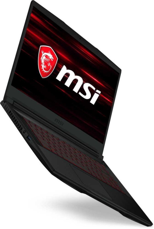 MSI GF63 Thin 9SCXR-458RU (Intel Core i5 9300H 2400MHz/15.6"/1920x1080/8GB/512GB SSD/DVD нет/NVIDIA GeForce GTX 1650 MAX-Q 4GB/Wi-Fi/Bluetooth/Windows 10 Home) 9S7-16R412-458