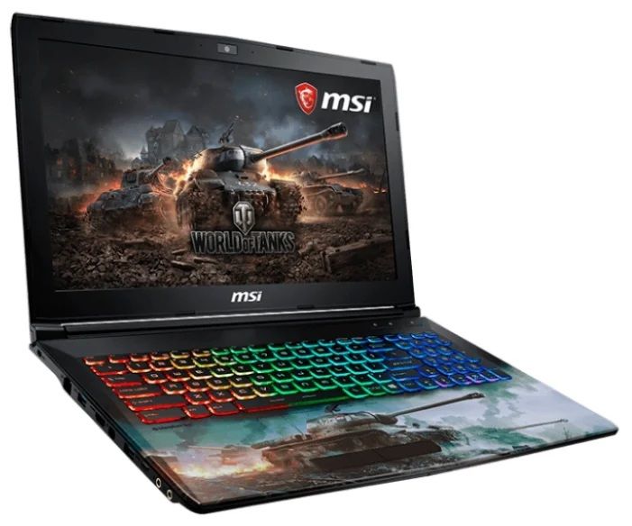 MSI GP62 8RC-054XRU WOT Edition (Intel Core i7 8750H 2200 MHz/15.6"/1920x1080/8Gb/1000Gb HDD0/DVD нет/NVIDIA GeForce GTX 1050/Wi-Fi/Bluetooth/DOS) 9S7-16JF52-054