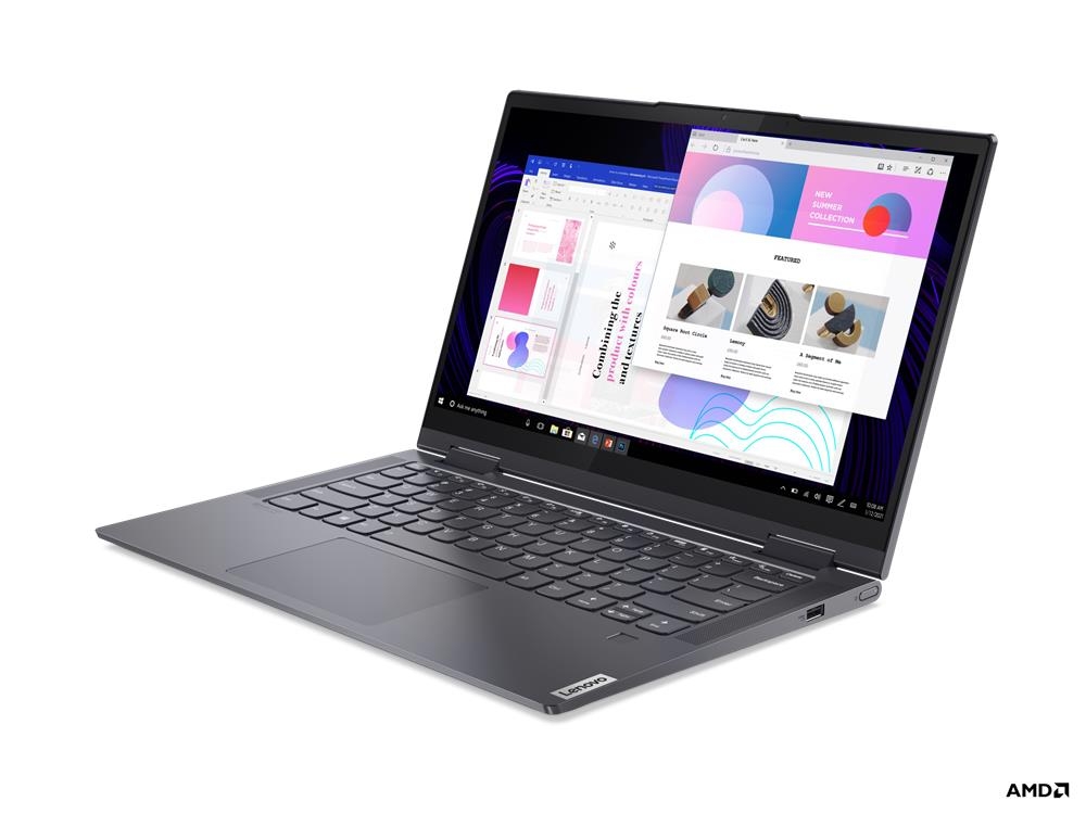 Lenovo Yoga 7 14ACN6 (AMD Ryzen 5 5600U 2300MHz/14"/1920x1080/8GB/256GB SSD/AMD Radeon Graphics /Windows 11 Home) 82N7008LRU