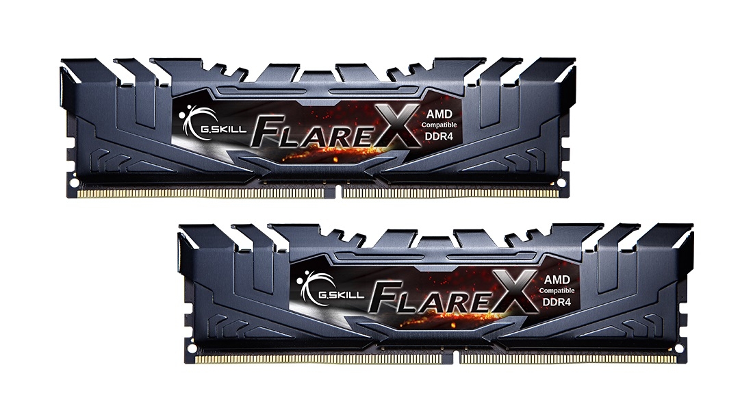 G.Skill Flare X (For AMD) DDR4 16Gb KIT2 PC25600 DIMM F4-3200C16D-16GFX
