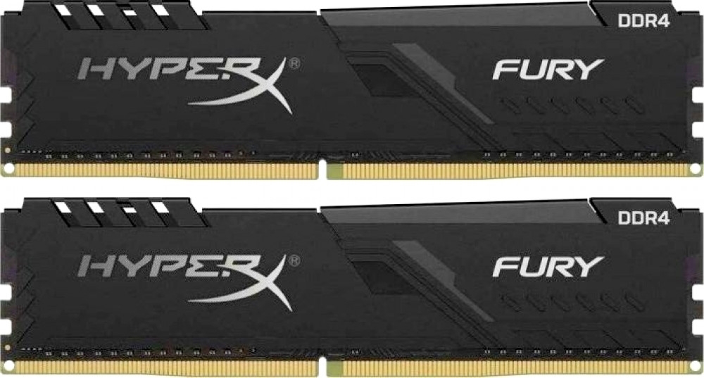 

Модули памяти Kingston HyperX, FURY 32Gb PC24000 DDR4 KIT2 HX430C16FB4K2/32