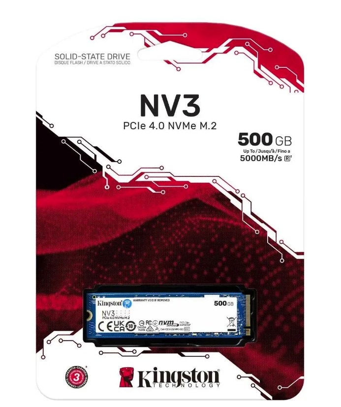 Kingston NV3 500Gb PCI-E M.2 SNV3S/500G