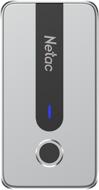 Netac Z11 250GB USB 3.2 Gen 2 Type-C NT01Z11-250G-32SL Silver (отпечаток пальца)