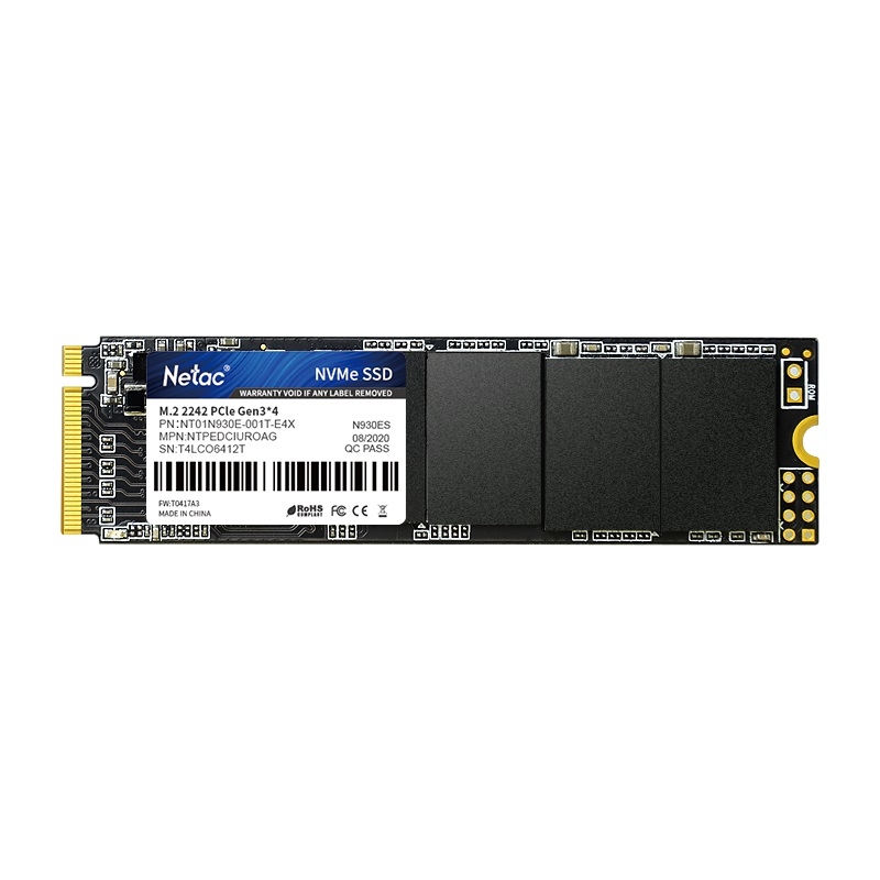 Netac N930E Pro 1Tb M.2 2280 NVMe PCI-E 3.0 NT01N930E-001T-E4X