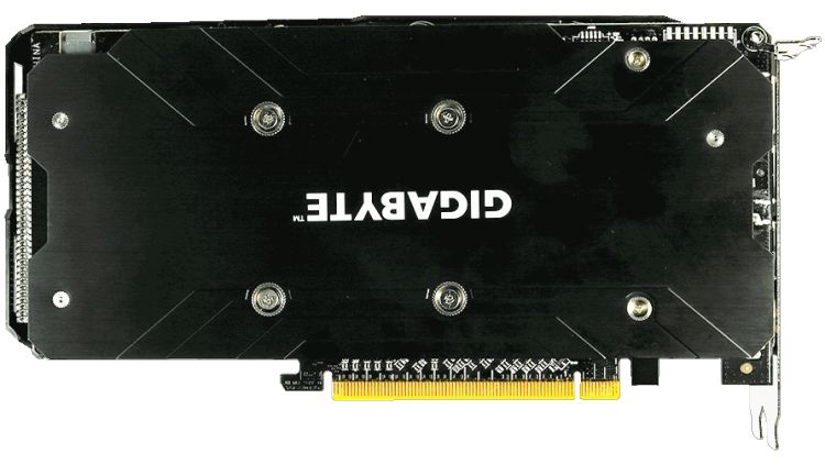 GigaByte Radeon RX 570 1244Mhz PCI-E 3.0 4096Mb 7000Mhz 256 bit DVI HDMI HDCP Gaming GV-RX570GAMING-4GD