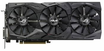 

Видеокарта ASUS, Radeon RX 580 1360Mhz PCI-E 3.0 8192Mb 8000Mhz 256 bit DVI 2xHDMI HDCP Strix OC Gaming ROG-STRIX-RX580-O8G-GAMING