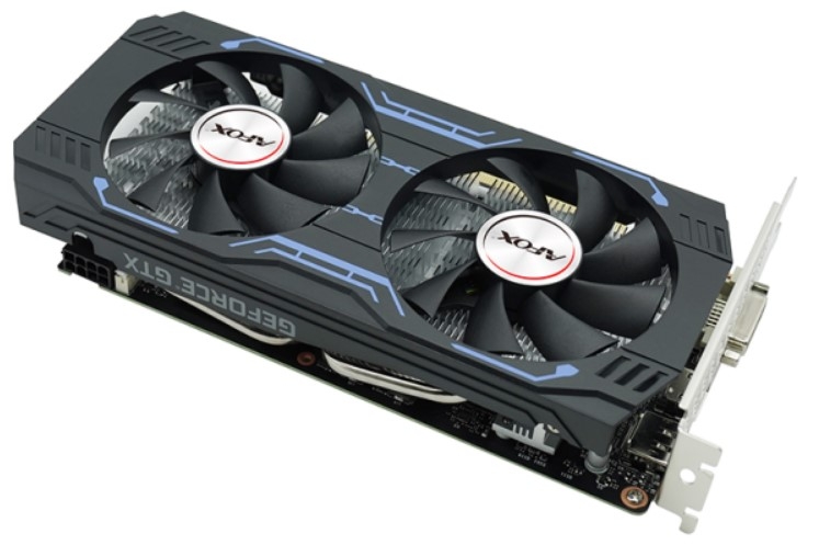 Afox GeForce GTX1660Ti 6GB PCI-E 3.0 6144MB 12000MHz 192bit DVI-D HDMI DisplayPort AF1660TI-6144D6H7-V4