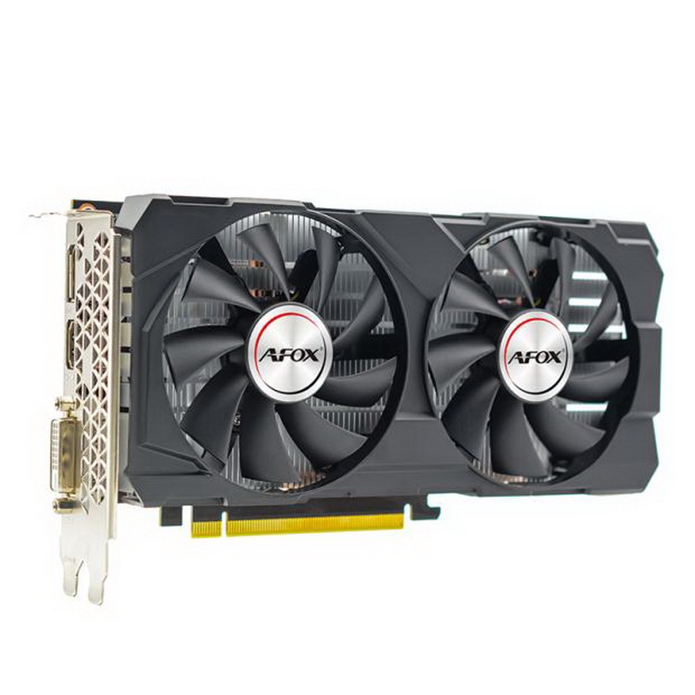 Afox GeForce GTX1660Ti 6GB DUAL FAN 1770MHz PCI-E 3.0 6144MB 12000MHz 192 bit HDCP DVI-D HDMI DisplayPort AF1660TI-6144D6H4