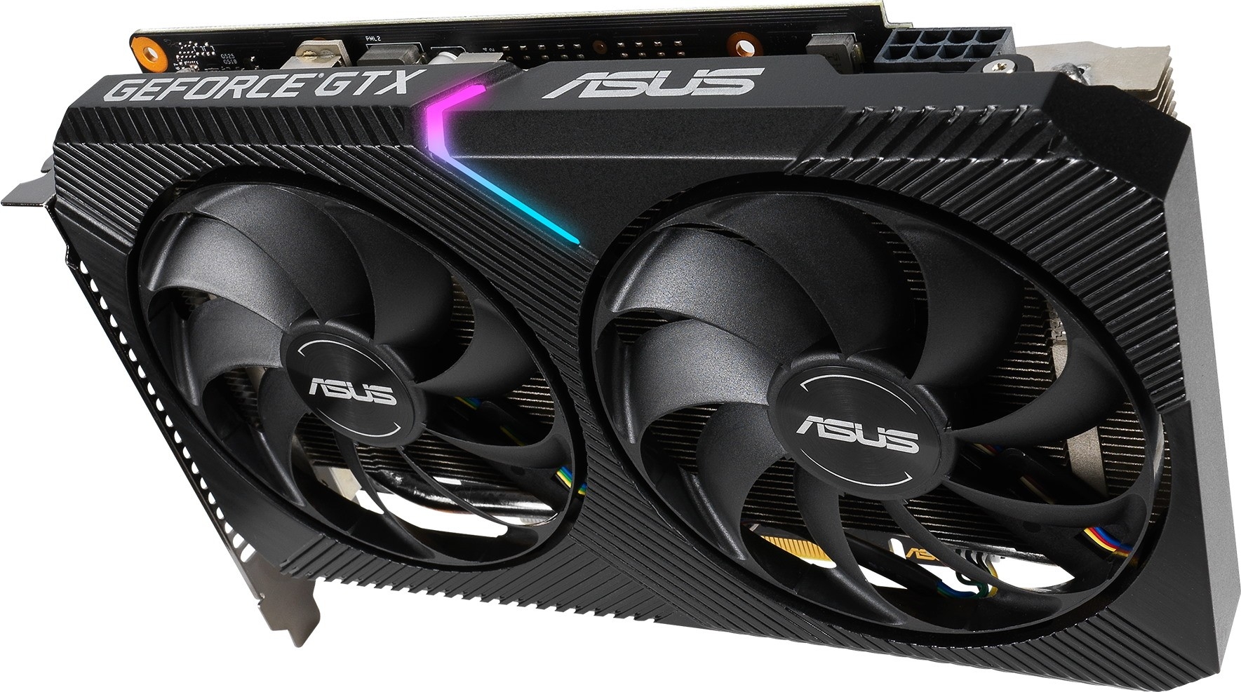 ASUS GeForce GTX 1660 SUPER DUAL MINI OC 1860MHz PCI-E 3.0 6144MB 14000MHz 192 bit DVI HDMI DisplayPort DUAL-GTX1660S-O6G-MINI