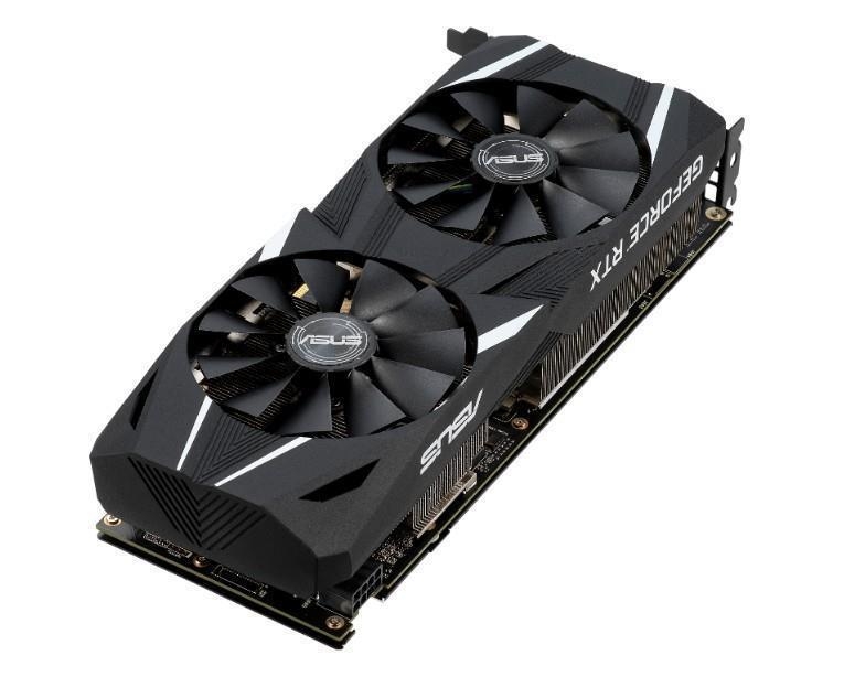 ASUS GeForce RTX 2060 1365MHz PCI-E 3.0 6144MB 14000MHz 192 bit DVI 2xHDMI HDCP DUAL OC DUAL-RTX2060-O6G