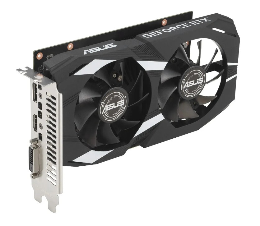 ASUS GeForce RTX 3050 DUAL 6G 1537MHz PCI-E 4.0 6144MB 14000MHz 96 bit DVI HDMI DisplayPort DUAL-RTX3050-O6G
