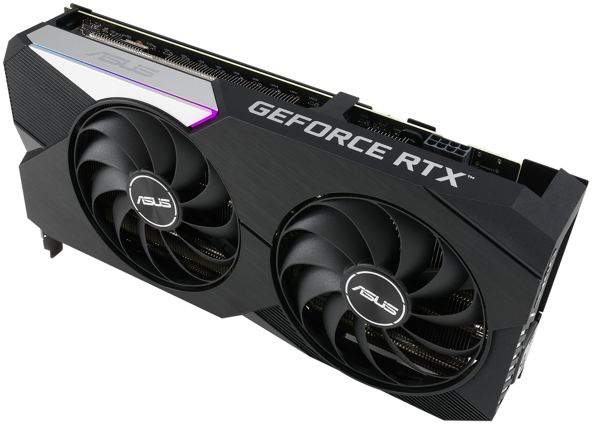 ASUS GeForce RTX 3060 Ti Dual OC 8G V2 LHR 1‎740MHz PCI-E 4.0 8192MB 14000MHz 256 bit 2xHDMI 2xDisplayPort HDCP DUAL-RTX3060TI-O8G-V2