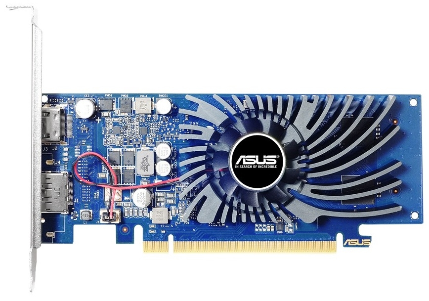 ASUS GeForce GT 1030 1506Mhz PCI-E 3.0 2048Mb 6008Mhz 64 bit HDMI DisplayPort HDCP GT1030-2G-BRK