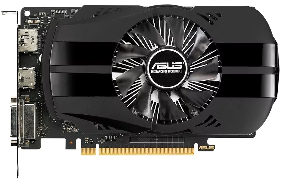 ASUS GeForce GTX 1650 Phoenix OC 1485Mhz PCI-E 3.0 4096Mb 8002Mhz 128 bit PH-GTX1650-O4G