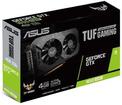 

Видеокарта ASUS, TUF GeForce GTX 1650 SUPER Gaming OC 1530MHz PCI-E 3.0 4096MB 12002MHz 128 bit DVI HDMI DisplayPort HDCP TUF-GTX1650S-O4G-GAMING