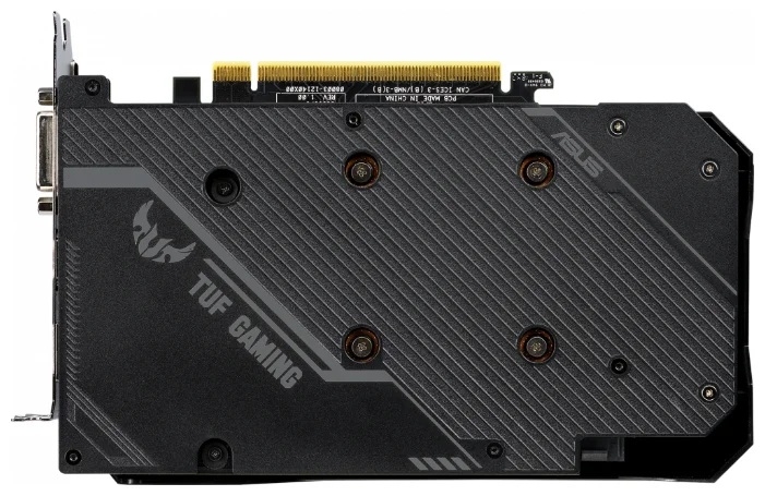 ASUS TUF Gaming OC GeForce GTX 1660 1845MHz PCI-E 3.0 6144MB 8002MHz 192 bit DVI-D HDMI DisplayPort TUF-GTX1660-O6G-GAMING