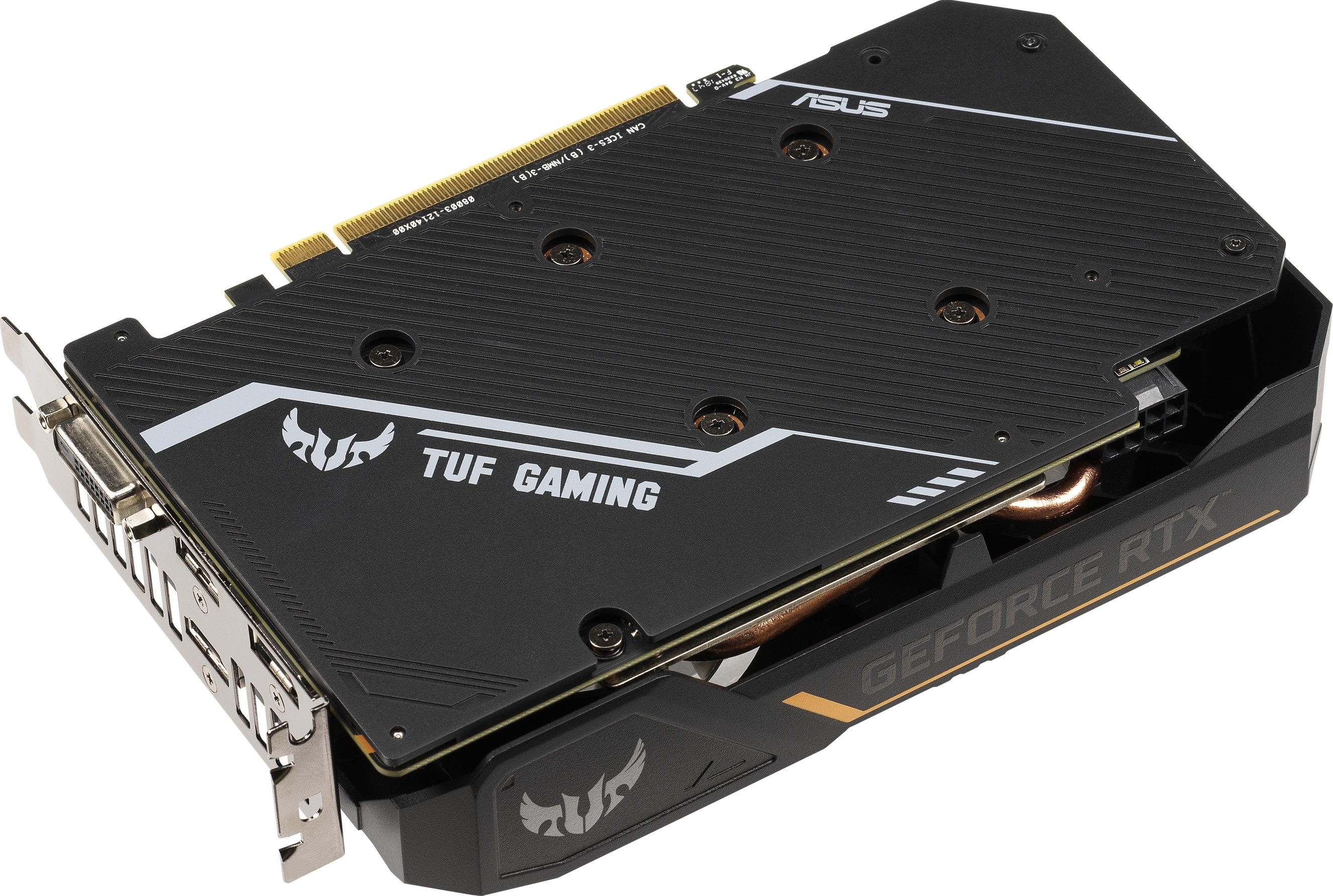 ASUS TUF GeForce RTX 2060 1740MHz PCI-E 3.0 6144MB 14000MHz 192 bit DVI 2xHDMI HDCP TUF-RTX2060-O6G-GAMING