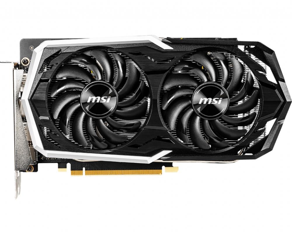 MSI GeForce GTX 1660 TI ARMOR 6G OC 1860MHz PCI-E 3.0 6144MB 12000MHz 192 bit HDMI DisplayPort 1.4 *3 GTX1660TIARMOR6GOC