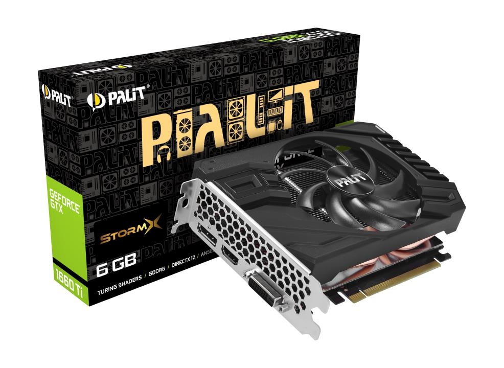 

Видеокарта Palit, GeForce GTX 1660 TI STORMX 6G 1770MHz PCI-E 3.0 6144MB 12000GBit/s 192 bit DVI HDMI DP NE6166T018J9-161F