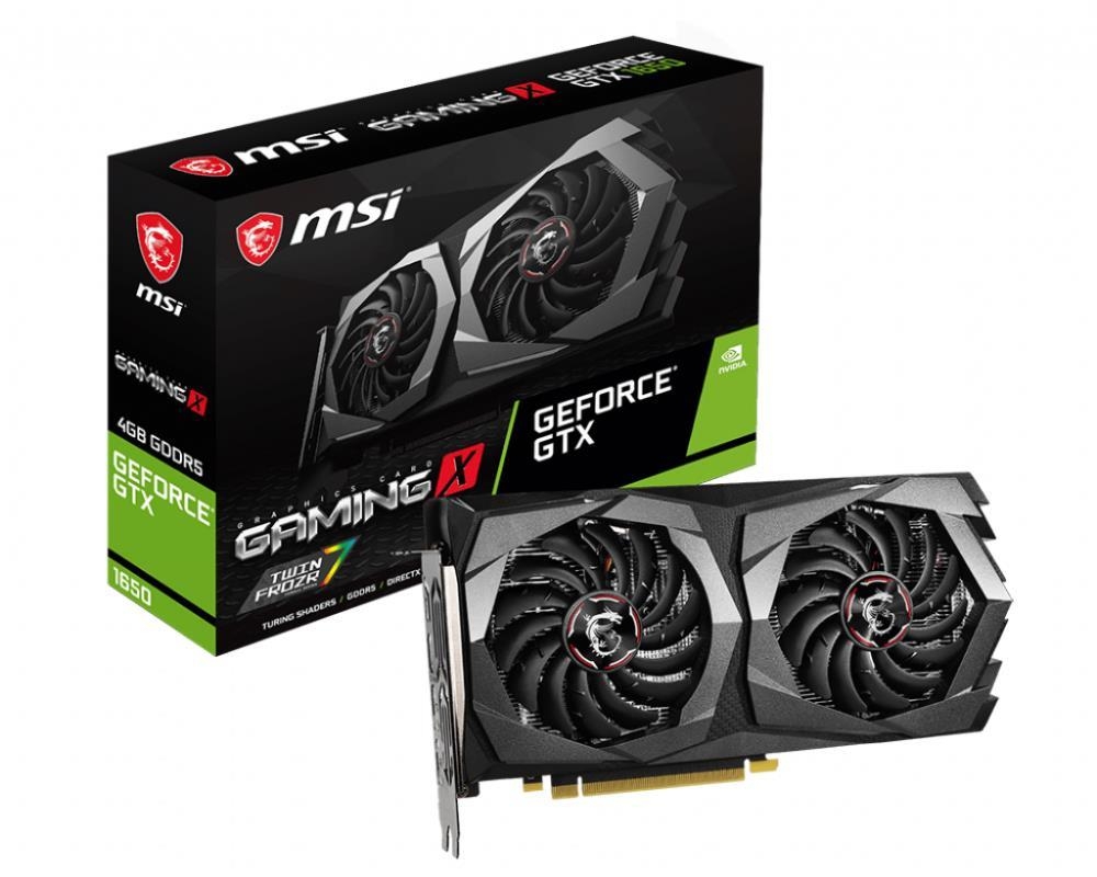

Видеокарта MSI, GeForce GTX 1650 1860MHz PCI-E 3.0 4096MB 8000MHz 128 bit HDMI HDCP GAMING X GTX1650GAMINGX4G