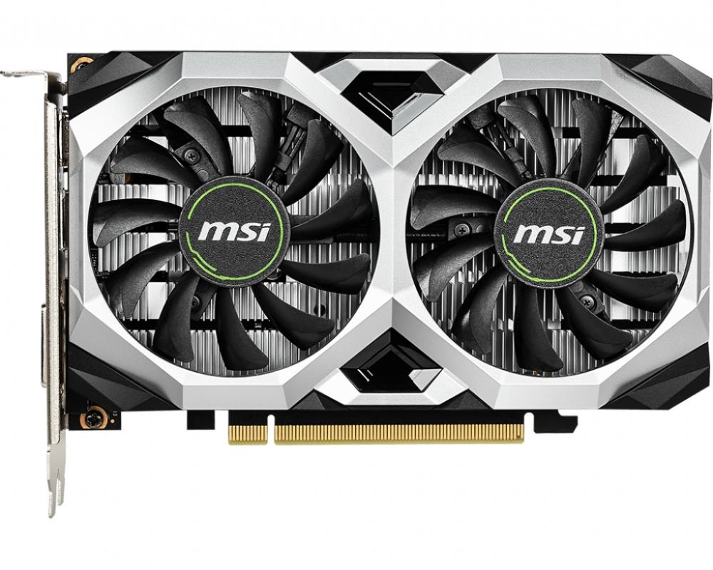 MSI GeForce GTX 1650 1695MHz PCI-E 3.0 4096MB 8000MHz 128 bit DVI HDMI HDCP VENTUS XS OC V1 GTX1650VENTUSXS4GOCV1