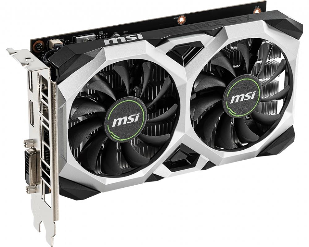 MSI GeForce GTX 1650 1695MHz PCI-E 3.0 4096MB 8000MHz 128 bit DVI HDMI HDCP VENTUS XS OC V1 GTX1650VENTUSXS4GOCV1