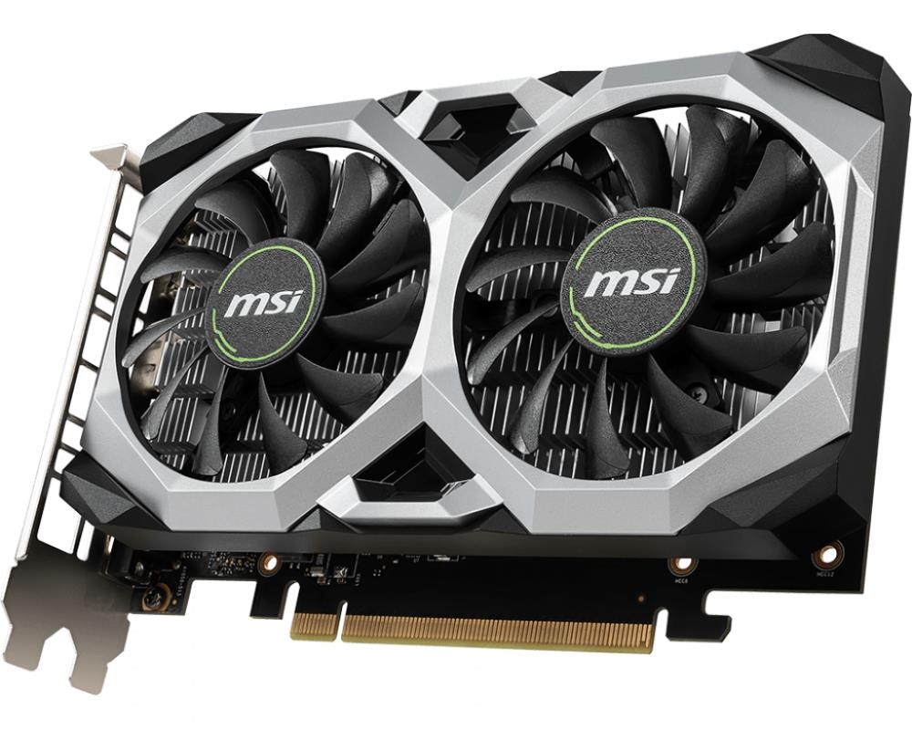 MSI GeForce GTX 1650 1695MHz PCI-E 3.0 4096MB 8000MHz 128 bit DVI HDMI HDCP VENTUS XS OC V1 GTX1650VENTUSXS4GOCV1