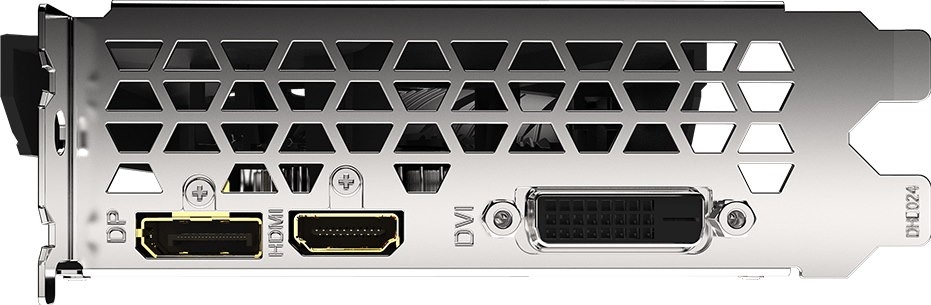 GigaByte GeForce GTX 1650 D6 4G 1590MHz PCI-E 3.0 4096MB 12000MHz GDDR6 128 bit DVI HDMI DisplayPort HDCP GV-N1656D6-4GD
