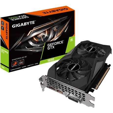 GigaByte GeForce GTX 1650 D6 WINDFORCE OC 4G 1710Mhz PCI-E 3.0 4096Mb GDDR6 12000MHz 128 bit GV-N1656WF2OC-4GD (rev. 1.0)