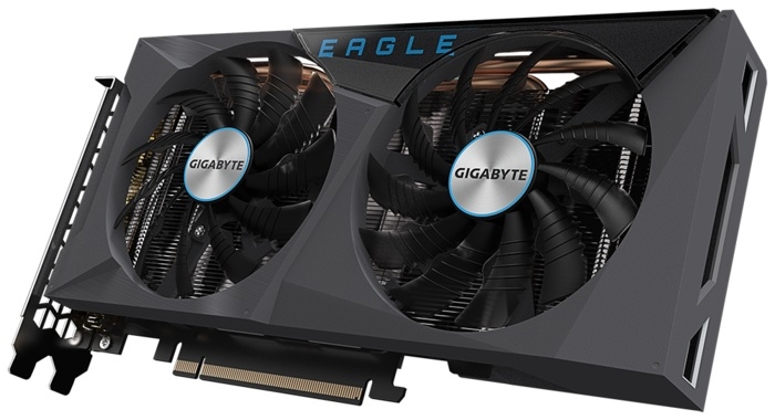 GigaByte GeForce RTX 3060 EAGLE 12G 1777MHz PCI-E 4.0 12288MB 15000MHz 192 bit 2xHDMI 2xDisplayPort HDCP GV-N3060EAGLE-12G