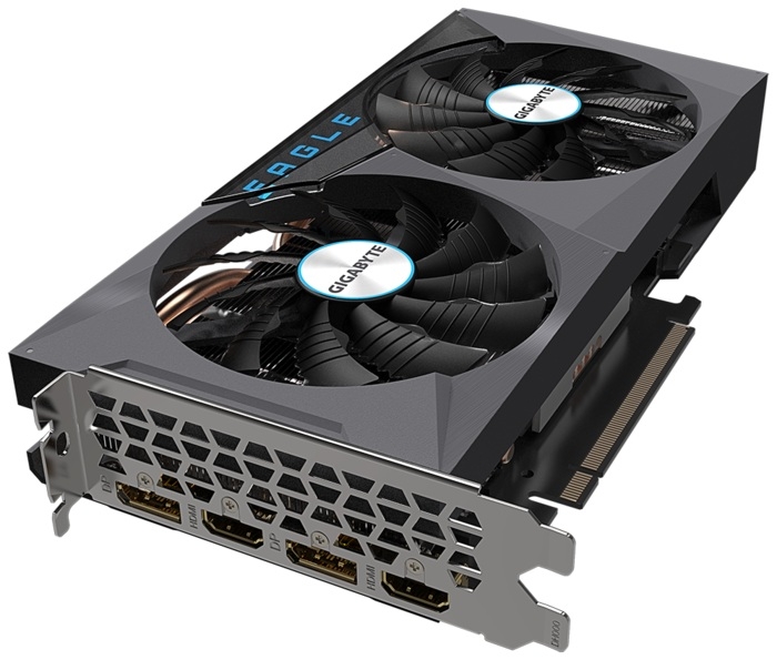 GigaByte GeForce RTX 3060 EAGLE 12G 1777MHz PCI-E 4.0 12288MB 15000MHz 192 bit 2xHDMI 2xDisplayPort HDCP GV-N3060EAGLE-12G