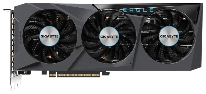 GigaByte GeForce RTX 3070 EAGLE LHR 8G 1725MHz PCI-E 4.0 8192MB 14000MHz 256 bit 2xHDMI 2xDisplayPort HDCP GV-N3070EAGLE-8GD