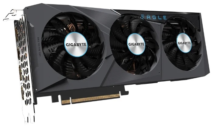 GigaByte GeForce RTX 3070 EAGLE OC 1770MHz PCI-E 4.0 8192MB 14000MHz 256 bit 2xHDMI 2xDisplayPort HDCP GV-N3070EAGLE OC-8GD