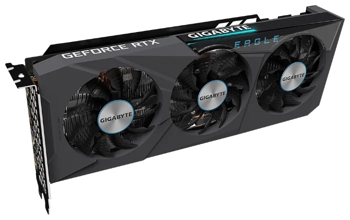 GigaByte GeForce RTX 3070 EAGLE OC 1770MHz PCI-E 4.0 8192MB 14000MHz 256 bit 2xHDMI 2xDisplayPort HDCP GV-N3070EAGLE OC-8GD